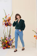 Lennox petite slim, straight leg jeans in blue