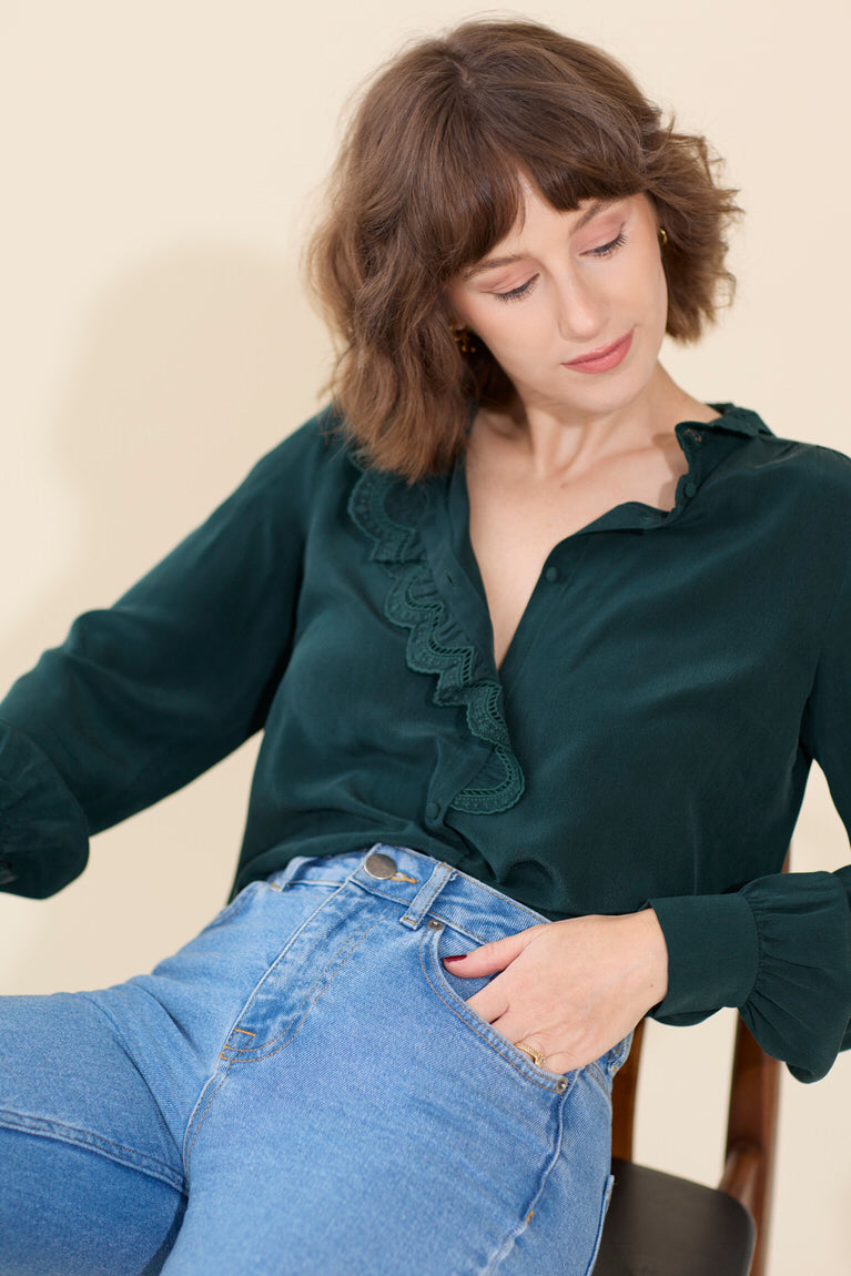Lennox petite slim, straight leg jeans in blue